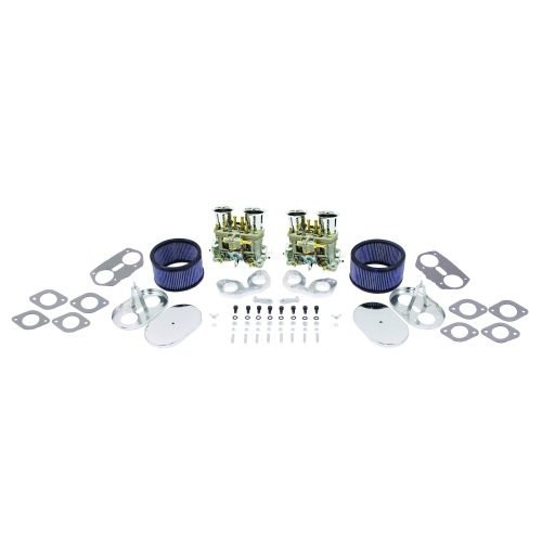 EMPI 40mm HPMX Dual Carburetor Kit : Dual Port, Fits Porsche 356/912