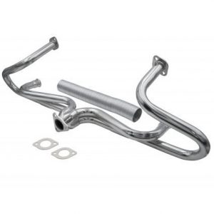 Stainless Steel Header, Small 3-Bolt Flange