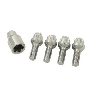 M12-1.5, VW Bolt Type, Ball Seat, 29mm Threaded Area, Set of 4