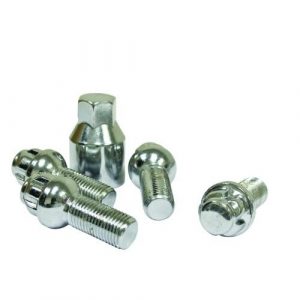 M14-1.5, VW Bolt Type, Ball Seat, 28mm Threaded Area, Set of 4