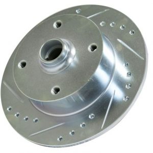 Replacement Front Left Rotor, 4/130, 14 x 1.5mm threads, Ball Joint Front, All Type 1 66-79 w/ Disc Brakes, Ghia 66-74, Type 3 66-71