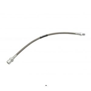 Braided S/S Brake Line, Front, M/F, 380mm (15")