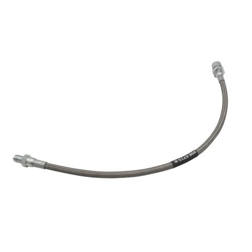 Braided S/S Brake Line, Front, M/F, 440mm (17.32")
