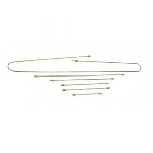 Steel Brake Line Kit Type 1 67-68 (6 Pieces)