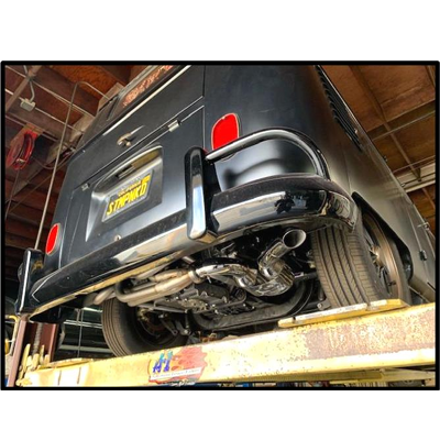 'Split-Tip', Twin Tube Muffler