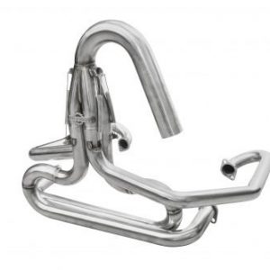 BUGPACK Stainless Steel Competition Exhaust with U-Bend Stinger, (Choose Diameter)