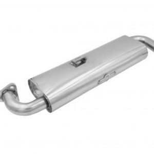 BUGPACK Single Quiet Pack Muffler for Street Headers