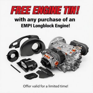 EMPI Stock 1914cc Long Block PLUS Engine with MAG Case