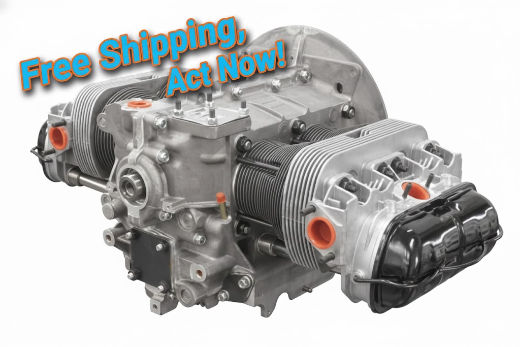 EMPI 1600cc Single Port Long Block All New, All EMPI, Magnesium