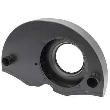 36HP Doghouse Shroud, Black with Ducts, 9-Vein Design