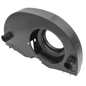 Super Shroud Late 36 HP Style w/Fresh Air Heat Duct, Black