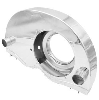 Super Shroud Early 36 HP Style w/Fresh Air Heat Duct, Chrome