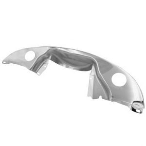 Rear Tin, with Hose, without Heat Riser, Chrome