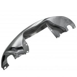 Rear Tin, without Hose, with Heat Riser, Chrome