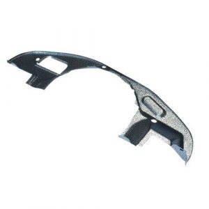 Front Engine Cover Late, Powder Coated Silver