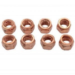 Exhaust Lock Nuts, Copper