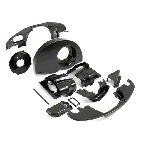 Black 36HP Dog House Tin Kit W/O Ducts With Preheat