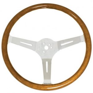EMPI Classic Wood Steering Wheel