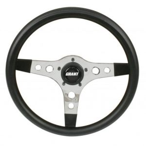 GT Sport Thick Foam, Chrome Spoke, 13" Dia., 3.50" Dish / 4 ⅛"