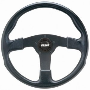 Rally GT, Black 3-Spoke, 13" Dia., 3" Dish / 3 ⅜"