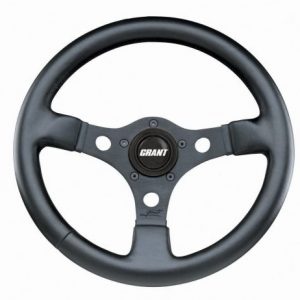 Formula GT, Black,3-Spoke, 12" Dia., 3" Dish / 3 ¾"