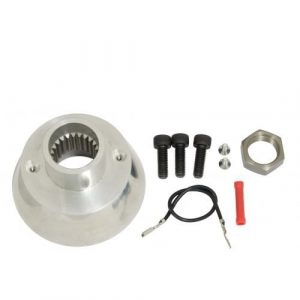 Banjo Steering Wheel Boss Kit 3-Bolt Mount with 24 Splines Fits Type 1 & Ghia 49-59
