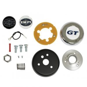 EMPI Steering Wheel Adapter Kit, Type 1 and Ghia 49-59 I.D. Spline Area .863, O.D. Spine Area .982, 24 Splines