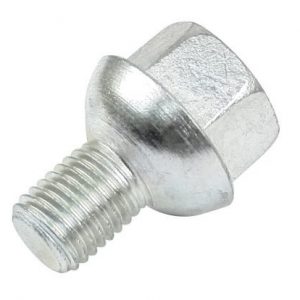 Road Wheel Bolt, Silver Zinc (12 x 1.5mm), 19mm Head