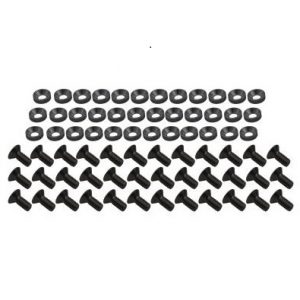 Compound Built Engine Tin Hardware, Black