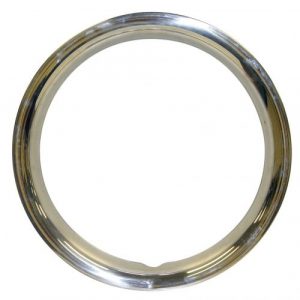 Stainless Steel Wheel Trim Rings, 14", Set of 4