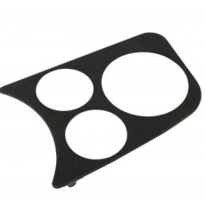 2 Gauge / 1 Tach Hole Panel, Black