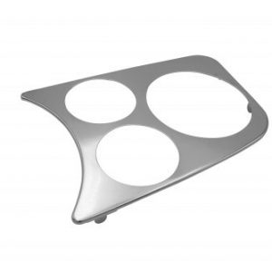2 Gauge / 1 Tach Hole Panel, Chrome