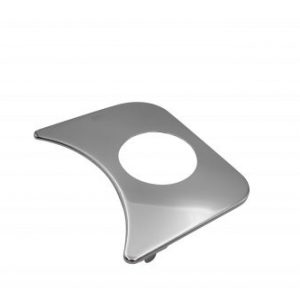 1 Gauge Hole Panel, Chrome
