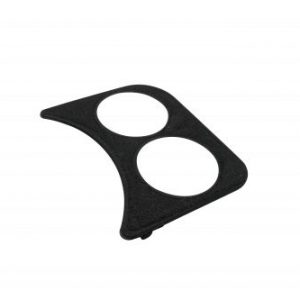 2 Gauge Hole Panel, Black