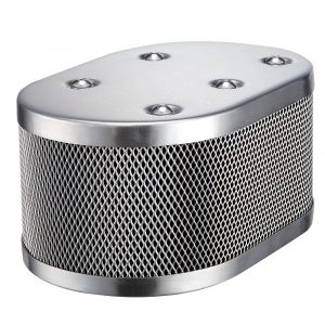 Classic Style Oval Mesh Air Cleaner Housing w/ SPR-1 for IDF and Dellorto Carbs