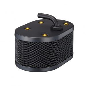 Weber Air Filter Housing, Black Powder Coated w/ SPR-1 Filter for IDF and Dellorto Carburetor