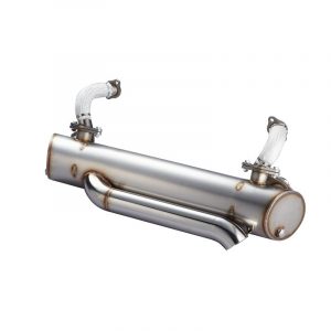 1960-67 Extreme Lowered VW Bus, Hidden Tail Pipe, Sport Muffler