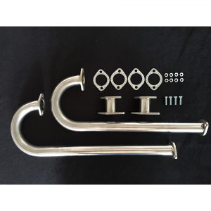 Flanged J-Pipes, Type 3, Type 34, Stainless Steel 38mm
