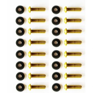 Black Washers with 25mm M8 Screws //16PC