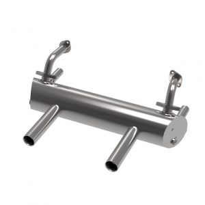 Type 1 Engine, High Performance Sport Muffler for 25HP & 36HP, WITH Apron Cutouts