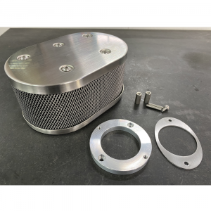 Weber 34 ICT / EMPI EPC 34 Air Filter Housing with SPR-1 Air Filter Elements (Pair)