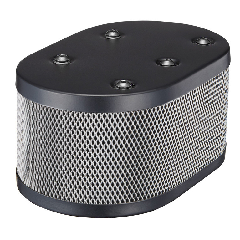 Black Powder Coated w/ SPR-1 Filter for IDF and Dellorto Carb. (Black Housing w/ Silver Screen