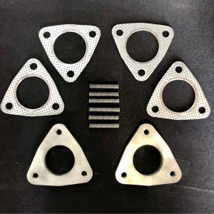 Two 10mm Thick Stainless Steel Spacers for Stroker Engine. Includes 2 Extra Gaskets