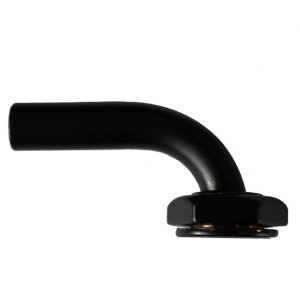 12mm O.D. Bend, 90 Degree Fitting for Air Cleaner. Black