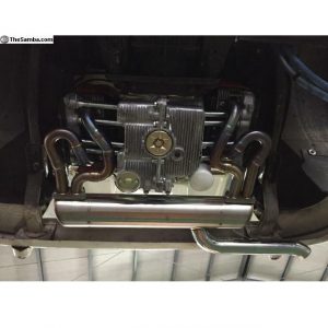 VW SPLIT BUS STAINLESS STEEL SUPER FLOW MUFFLER