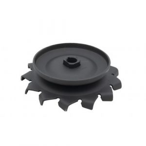 12-Volt Pulley, with Air Fins, Black