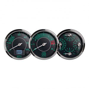 Porsche 356 Gauge Set | 4" GPS Speedometer & Tachometer & Quad