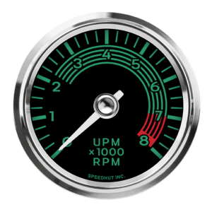 2-5/8" Tachometer | 8K RPM | Porsche 356 Design